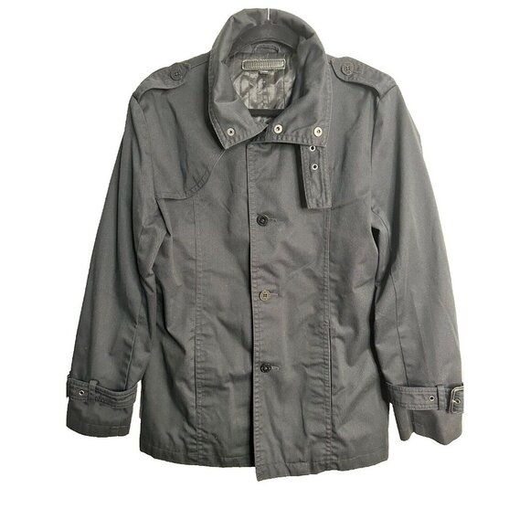 Jack Jones Women's Black Gardner Trench Jacket Size 175/96A US XL - Picture 1 of 16